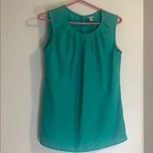 Teal Pleated Blouse